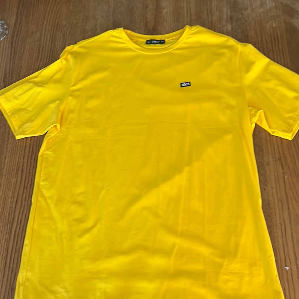 Shein “Wear Original Design” Yellow Large T-Shirt